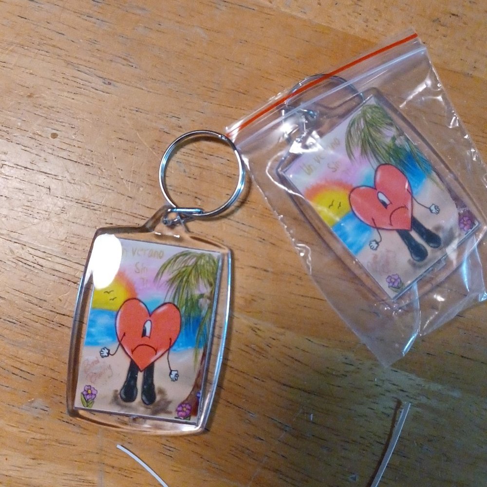 Badbunny keychain